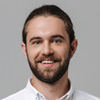 optimistic positive handsome bearded man FXXXGY4